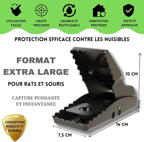 Piège rats nuisibles xl - piège,